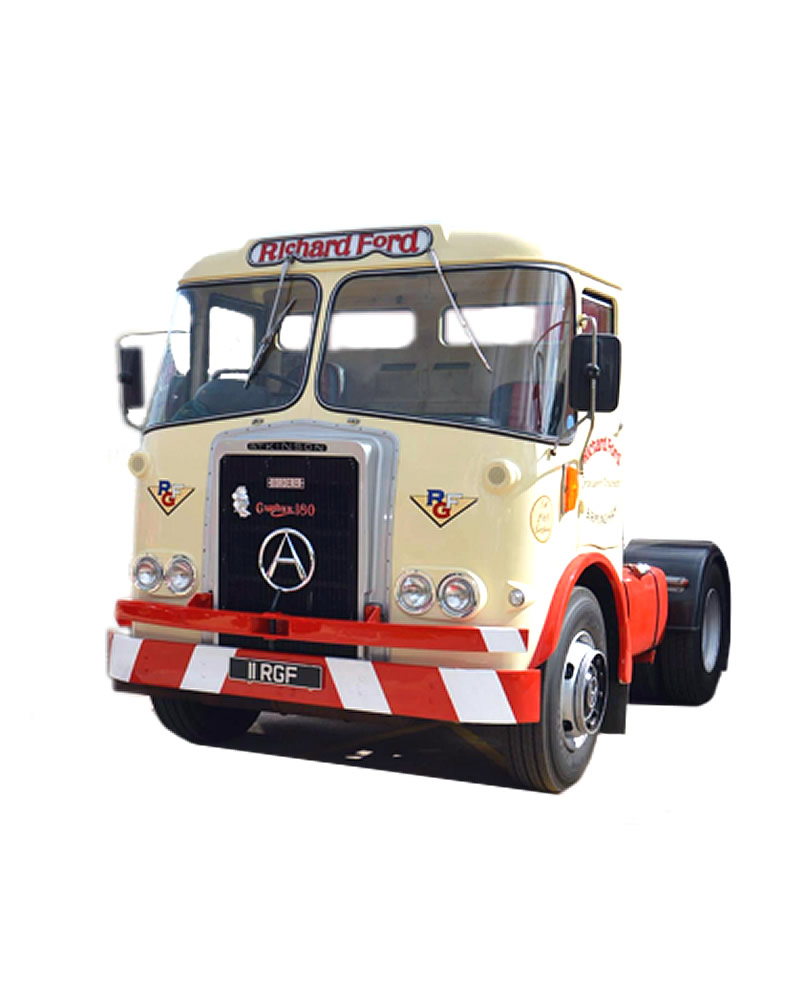 Vintage vehicles on display at Malvern