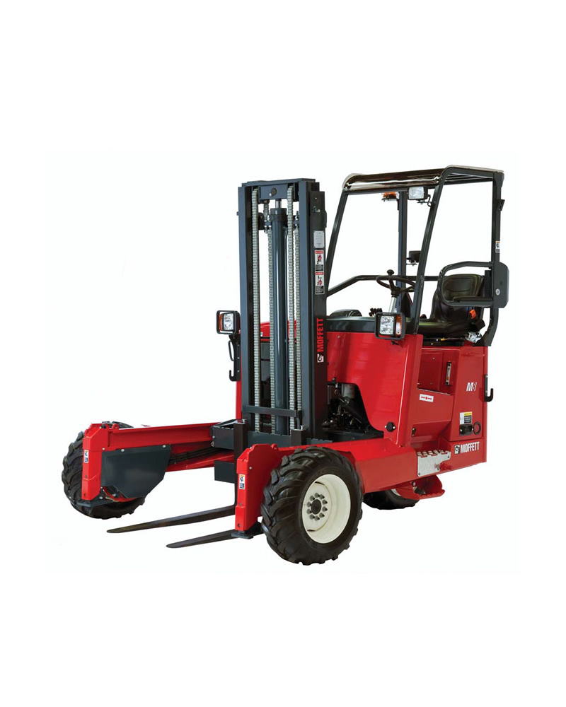 Our moffett vehicles ensure that your goods are lifted and distributed at point of delivery